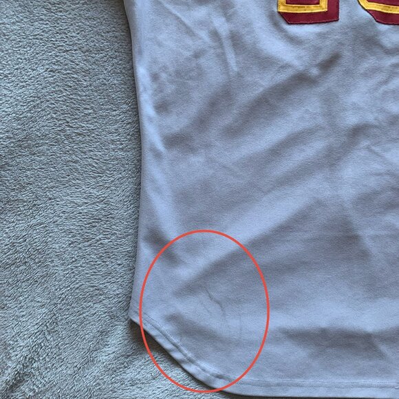 Game Worn/Player-Issued Nike USC Trojans Button-Up Baseball Jersey. XL. - Picture 10 of 13
